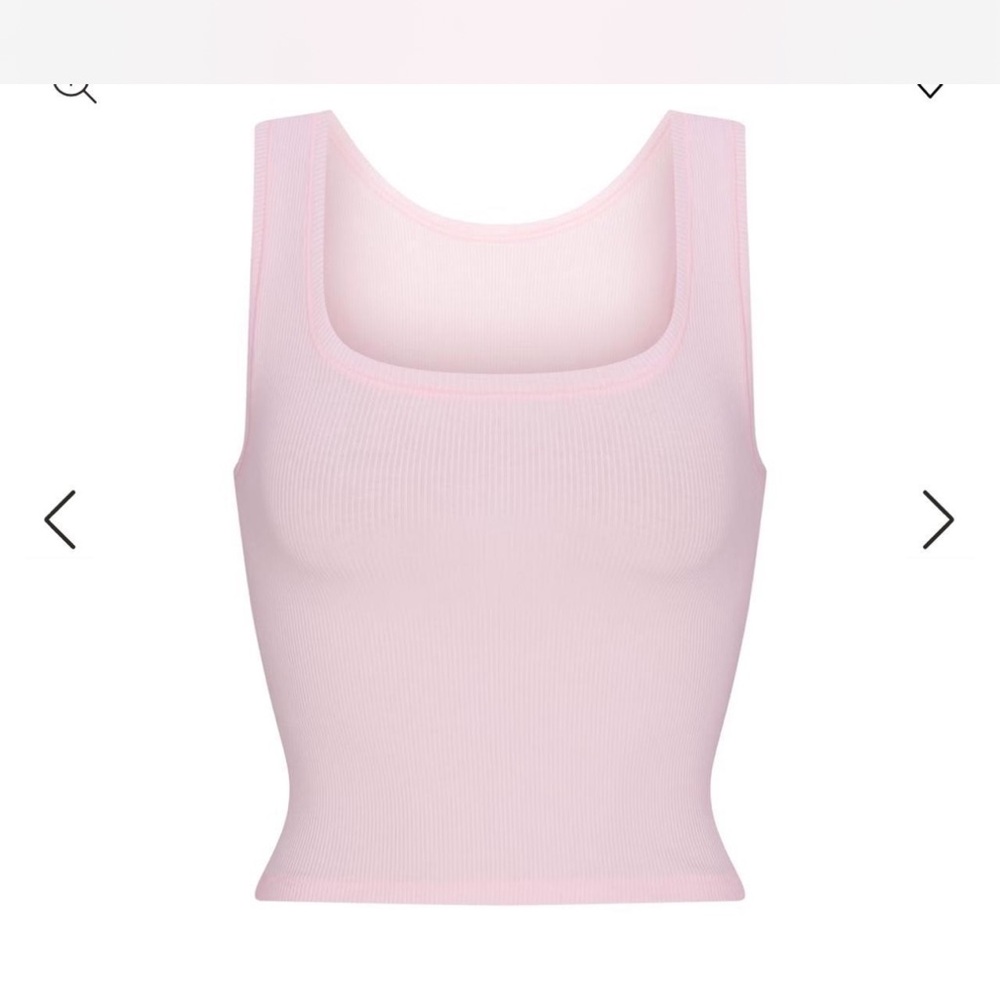 Skims cherry blossom lounge tank top size S